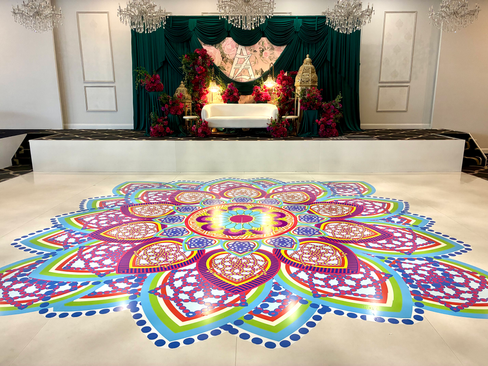 Custom Printed Dance Floor Eden Venues