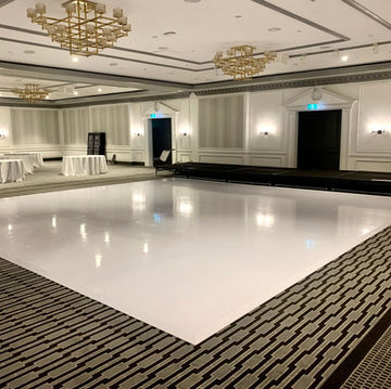 White Gloss Dance Floor InterContinental Hotel