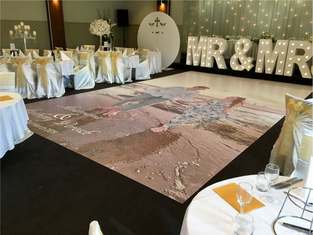 Wedding Dance Floor Decals Sydney // Dance Floor Decals Australia