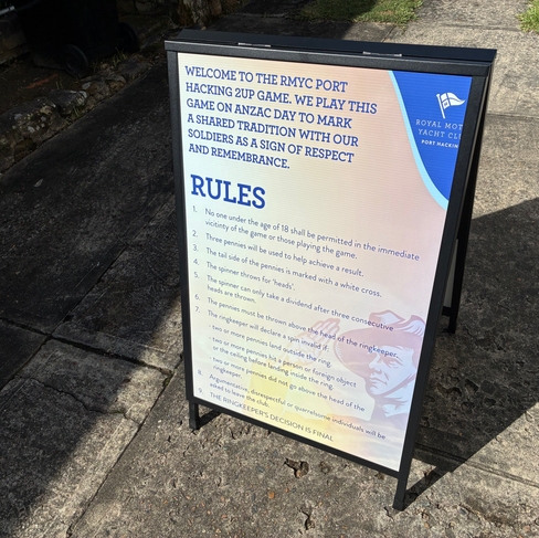 A Frame Signs Sutherland Shire