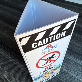 Corflute Bollard Signs Gosford