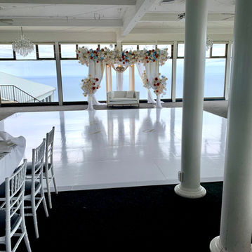 White Gloss Dance Floor at Panorama House