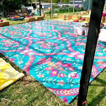 Custom Indian Design Wedding Dance Floor Wrap