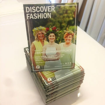 A4 Strut Cards (Bendigo Marketplace)