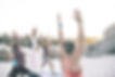 Beach Yoga Session