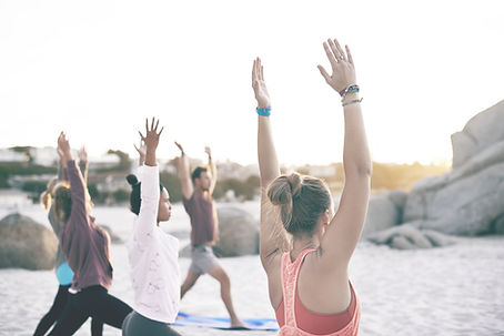 Beach Yoga Session
