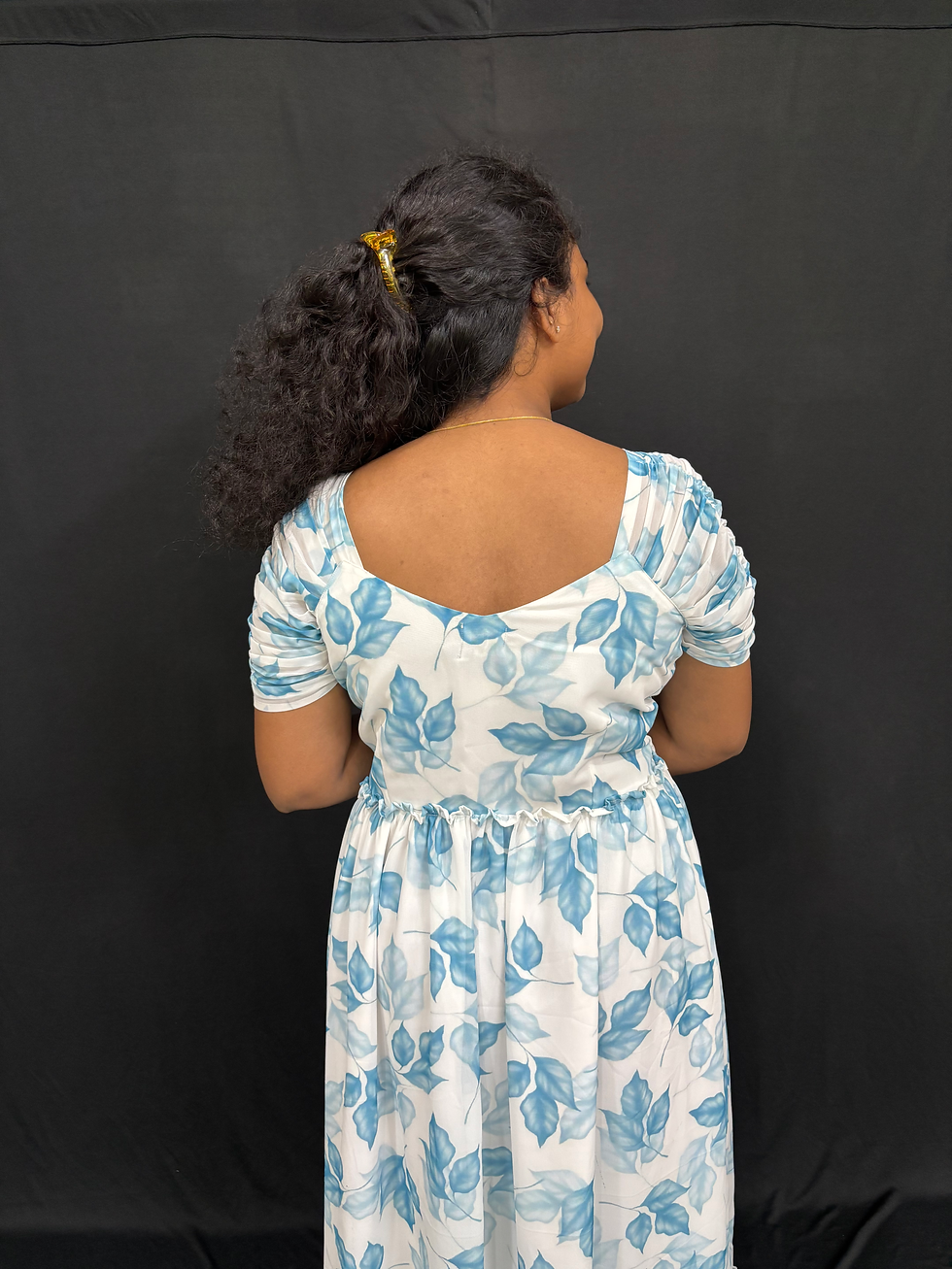 Thumbnail: Fancy Sleeves georgette dress