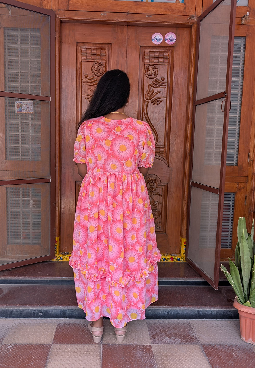 Thumbnail: Pink Floral Dress