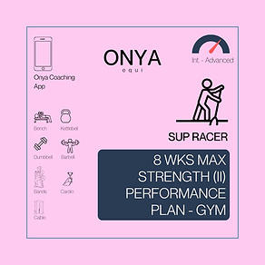 SUP Racing Gym Programme