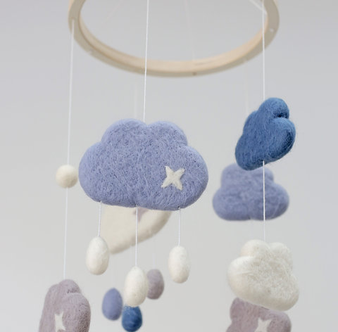 Handmade Baby Nursery Ceiling Mobile Dinkyd