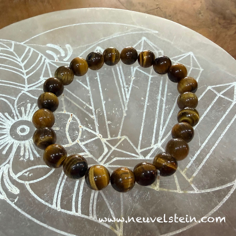 Miniature : BRACELET OEIL DE TIGRE PERLES 8MM