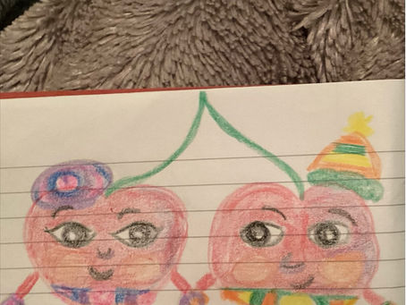 Art Diary Blog Post - 9th October 2025 - Cherries