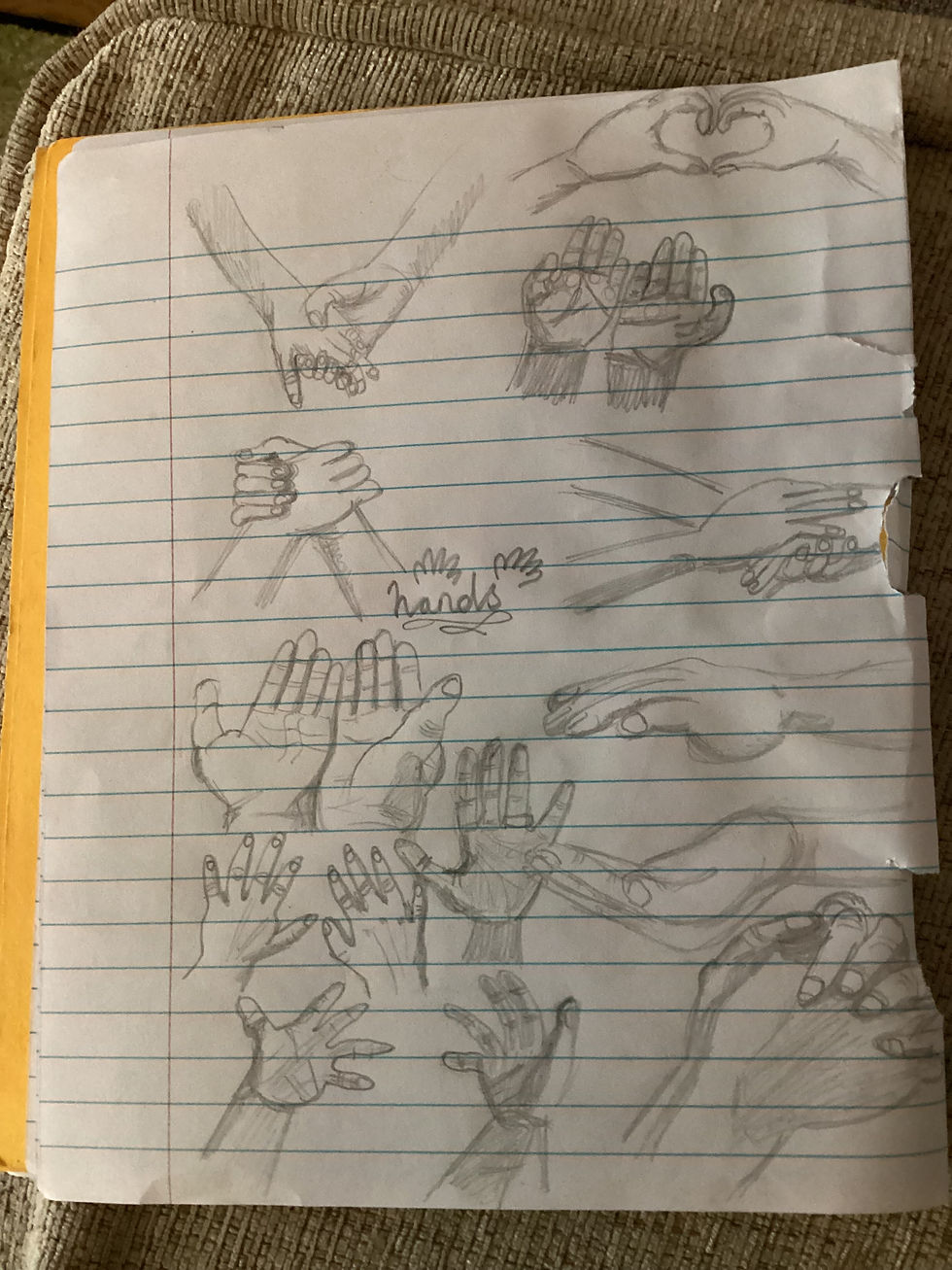 Hand sketches