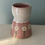 Thumbnail: Daisy Pottery Flower Vase in Rose Pink & White Top