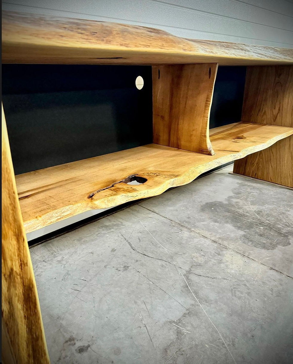 Thumbnail: Oak Waterfall Console Table