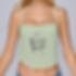 Thumbnail: Kissing Books Logo - Women's Curved Hem Cami Top