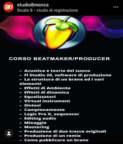 Home Studio Producer / Informativa 2