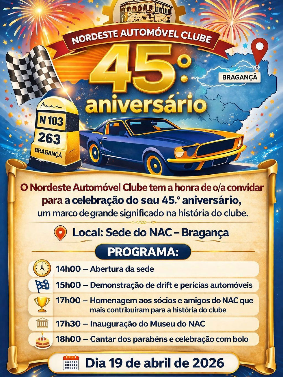 45 Aniversário do Nordeste Automóvel Clube