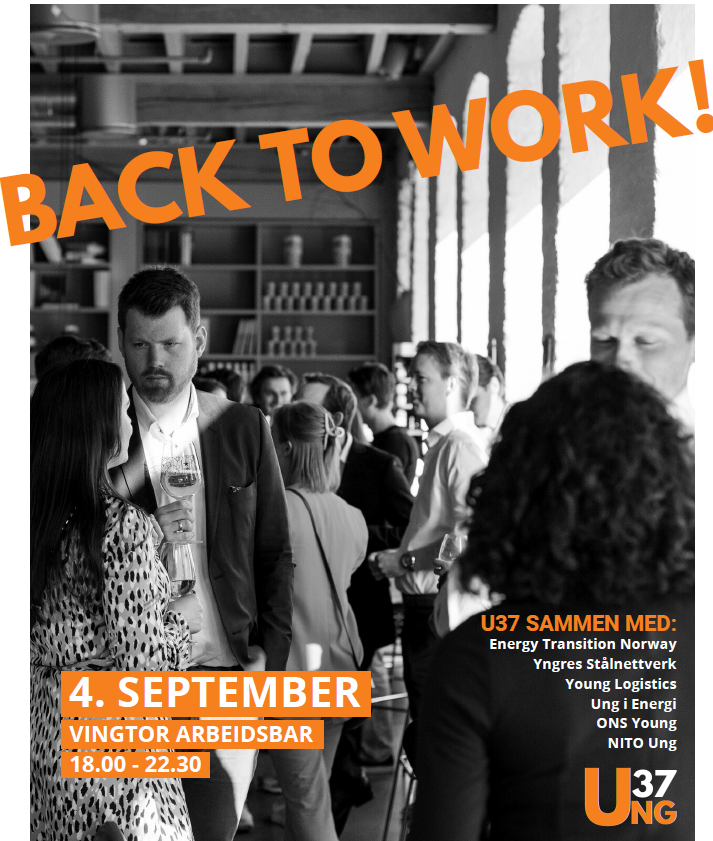 Bli med U37 og Young Logistics på høstens første afterwork!