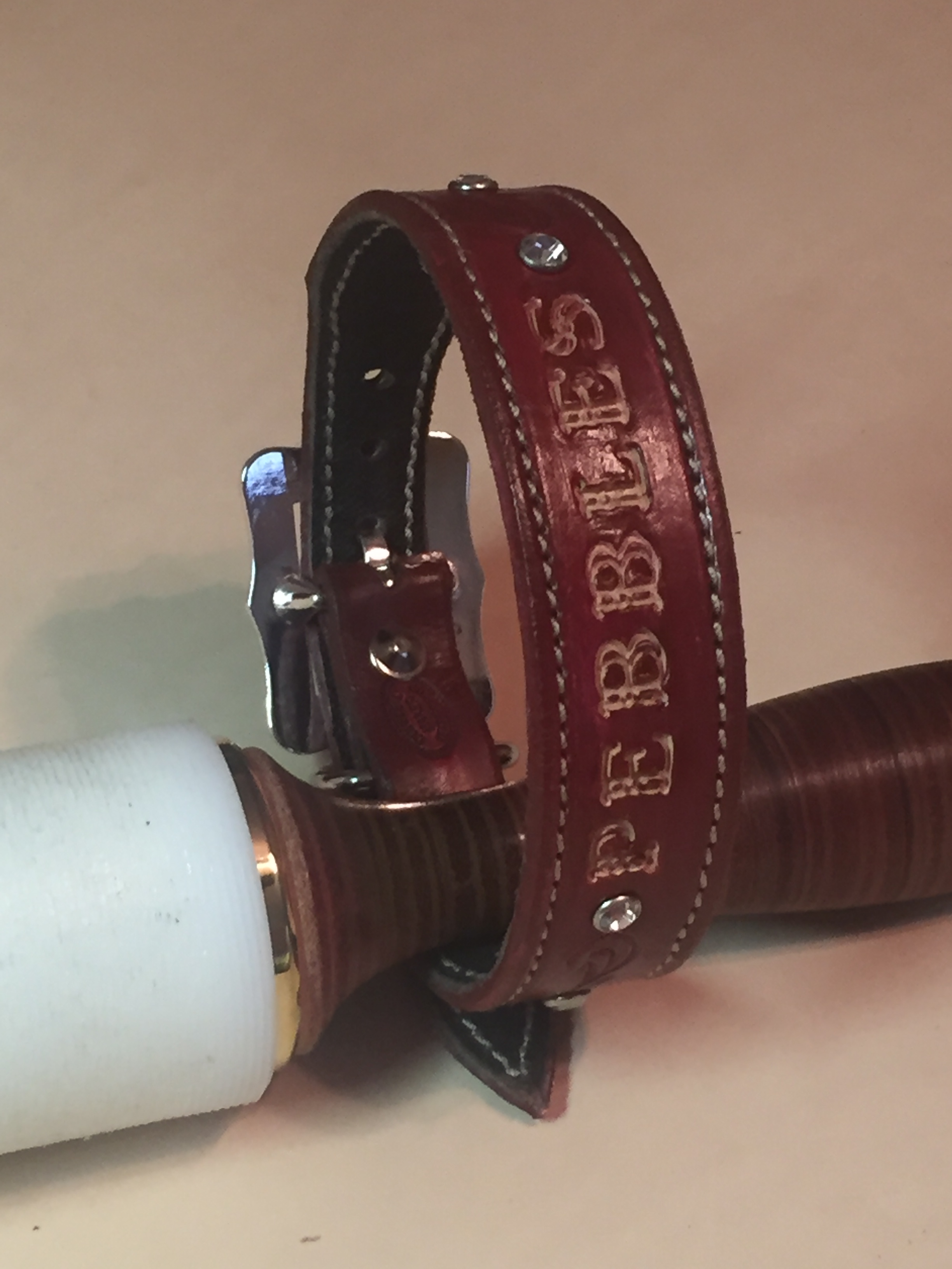 Custom Leather Dog Collar