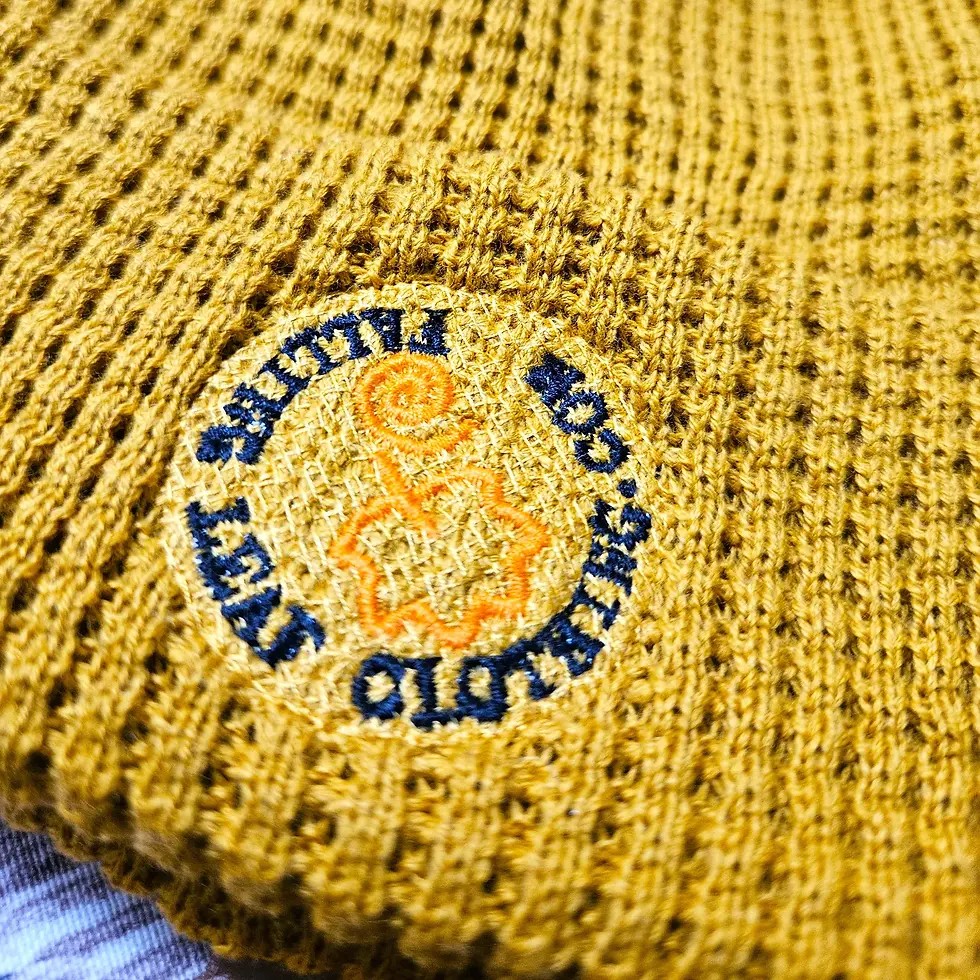 Thumbnail: Organic Cotton Beanie - Colour: Mustard