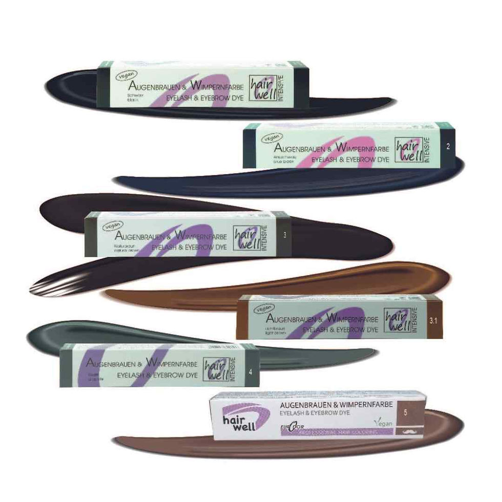 Hairwell Augenbrauen und Wimpernfarbe 20ml