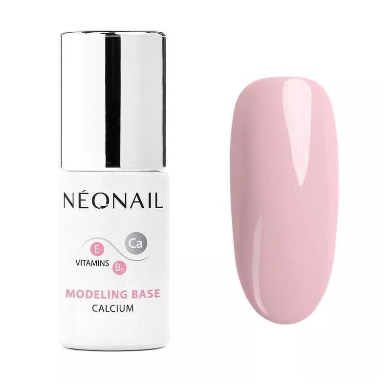 UV Nagellack 7,2 ml – Modeling Base Calcium Neutral Pink