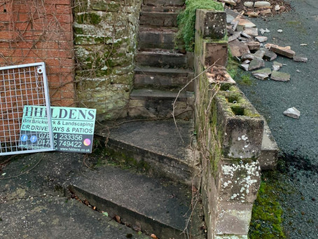 New Driveway and Steps