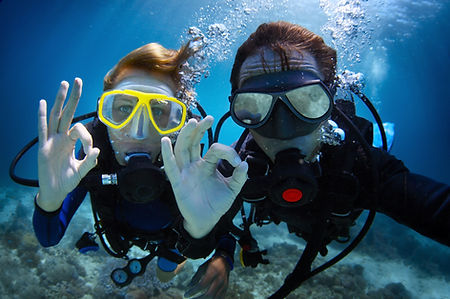 Divers Enjoying A PADI Discoer Scuba Experience
