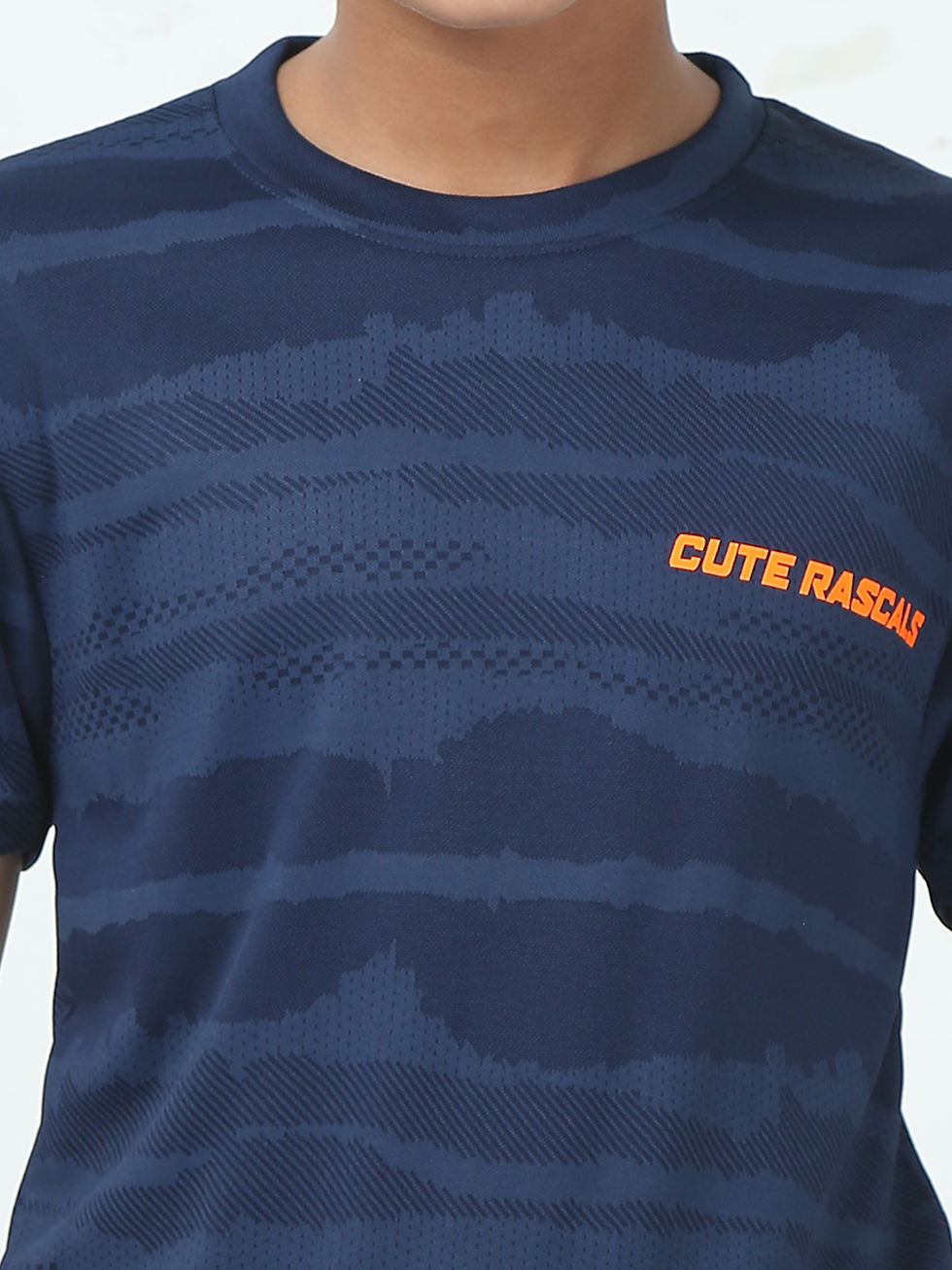 Thumbnail: Cute Rascals® Kids Boys and Girls Round Neck Half Sleeve Sports,