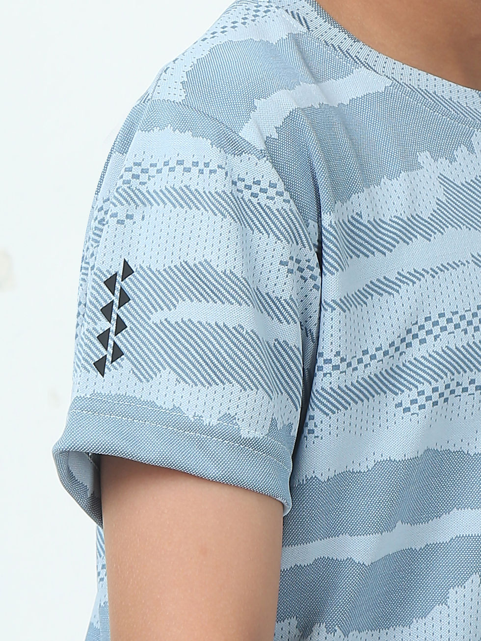 Thumbnail: Cute Rascals® Kids Boys and Girls Round Neck Half Sleeve Sports,