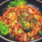 K5 spicy chicken yaki u-don