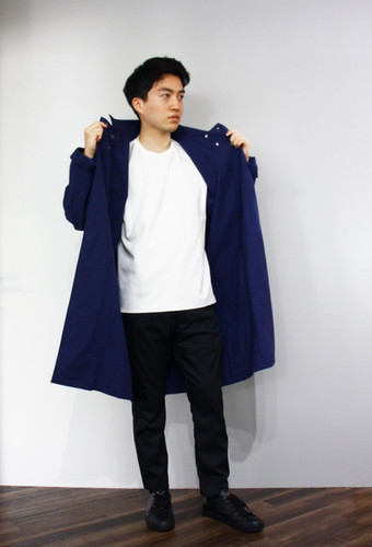 TOOZ LIGHT COAT / NAVY BLUE | ONE STROKE