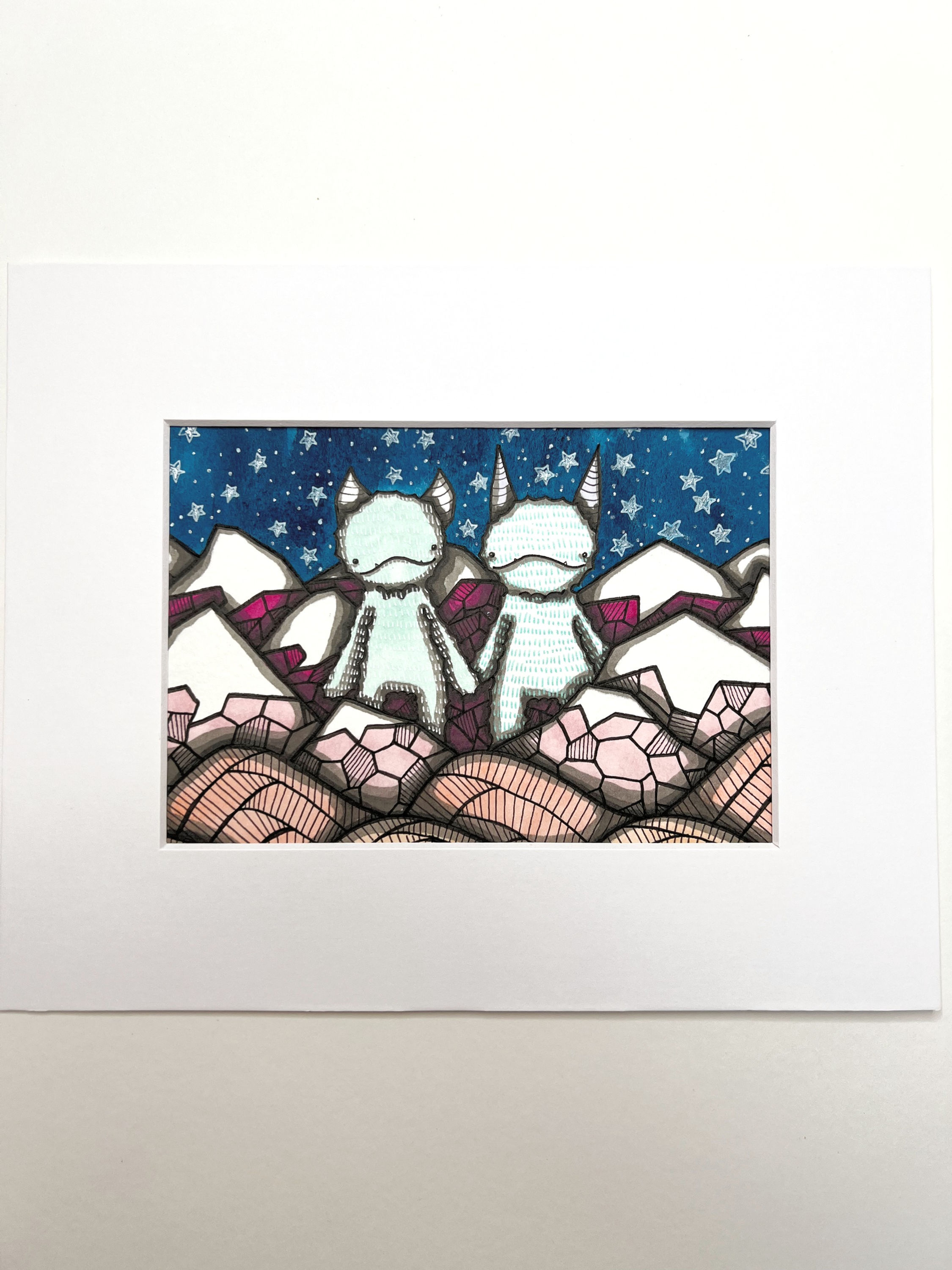 Monsters in the Pink Mountains Original