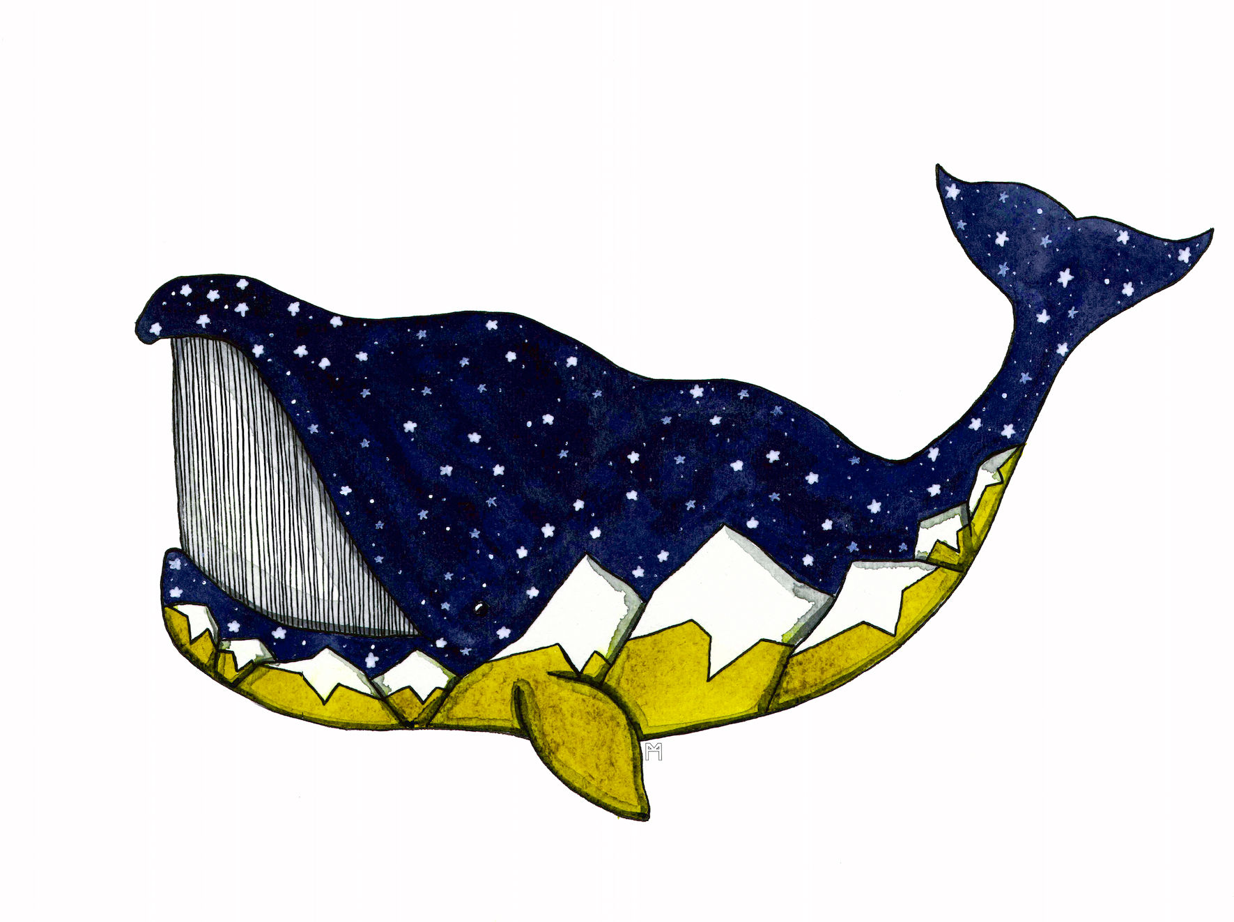 Bowhead Mountains Print