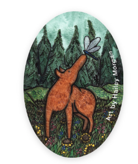 Moose Meadow Mini Sticker Set of 12