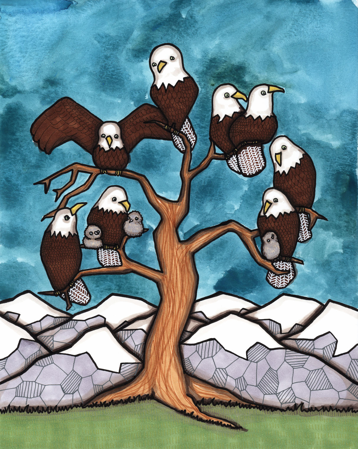 Eagle Tree Print