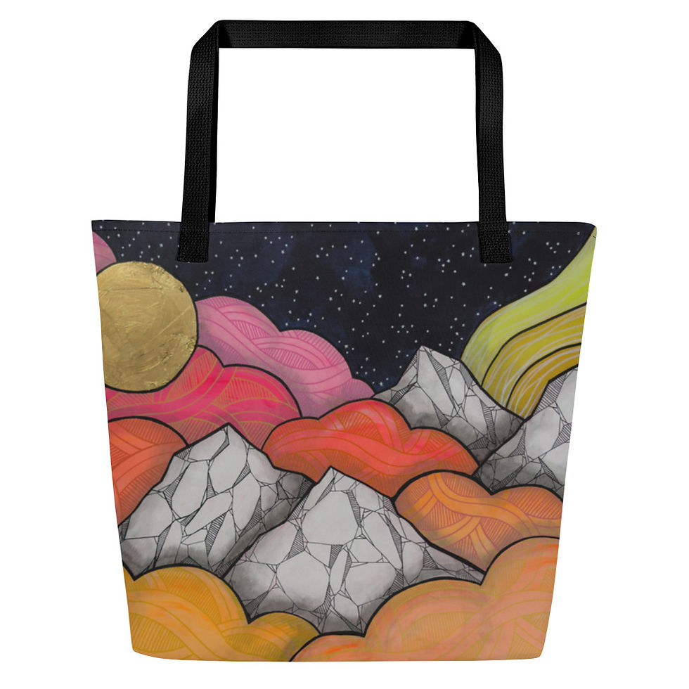 Alpenglow Fizz Tote Bag