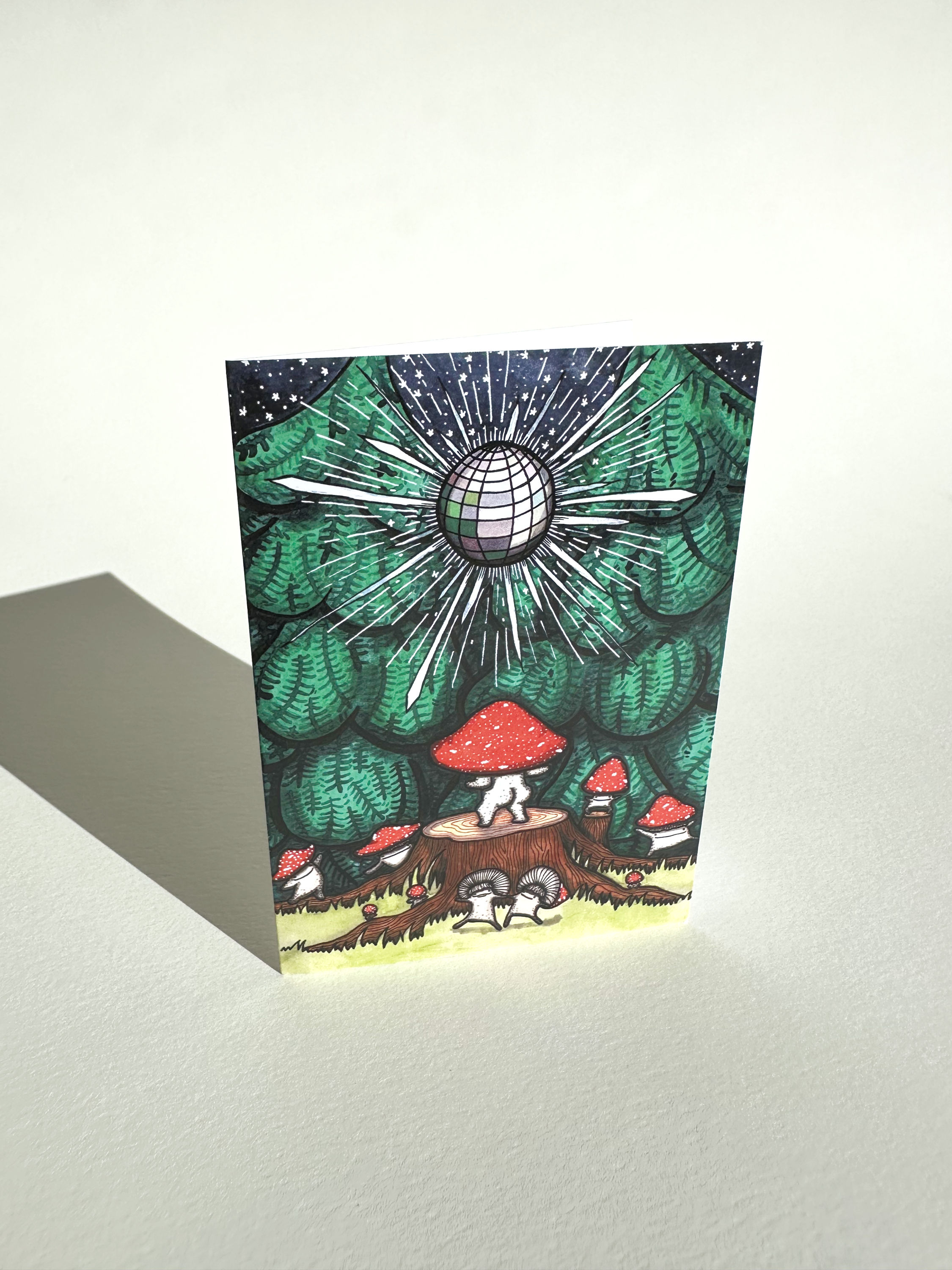 Forest Disco Individual Card Set of 6