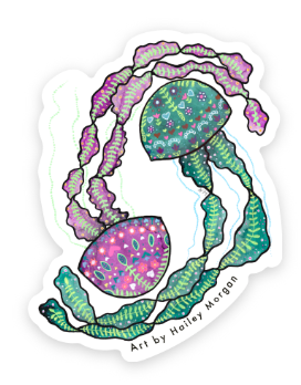 Jellyfish Mini Sticker Set of 12