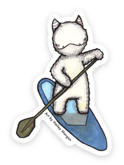 SUP Yeti Mini Sticker Set of 12