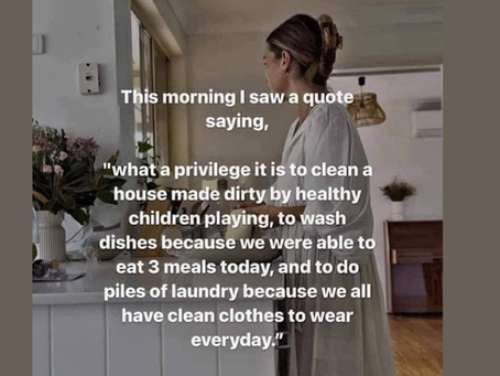 Finding Gratitude in Everyday Chores