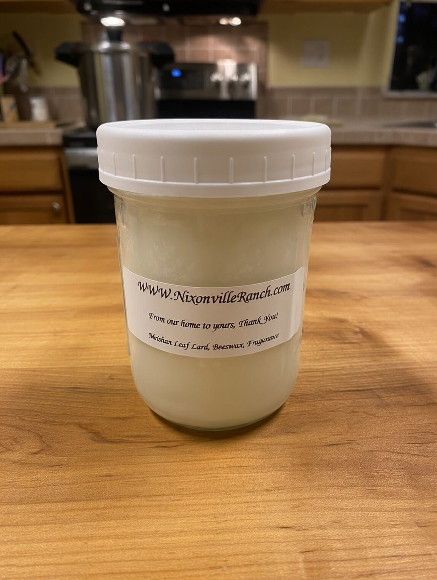 Homemade Emergency Candles