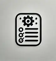 DALL·E 2025-01-18 07.24.34 - A minimalist and professional black and white icon representi