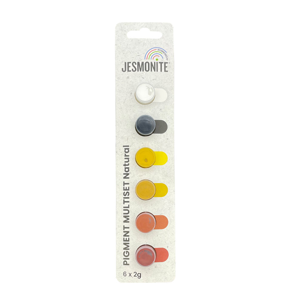 Pigment multiset strip 6-colours 2gr natural
