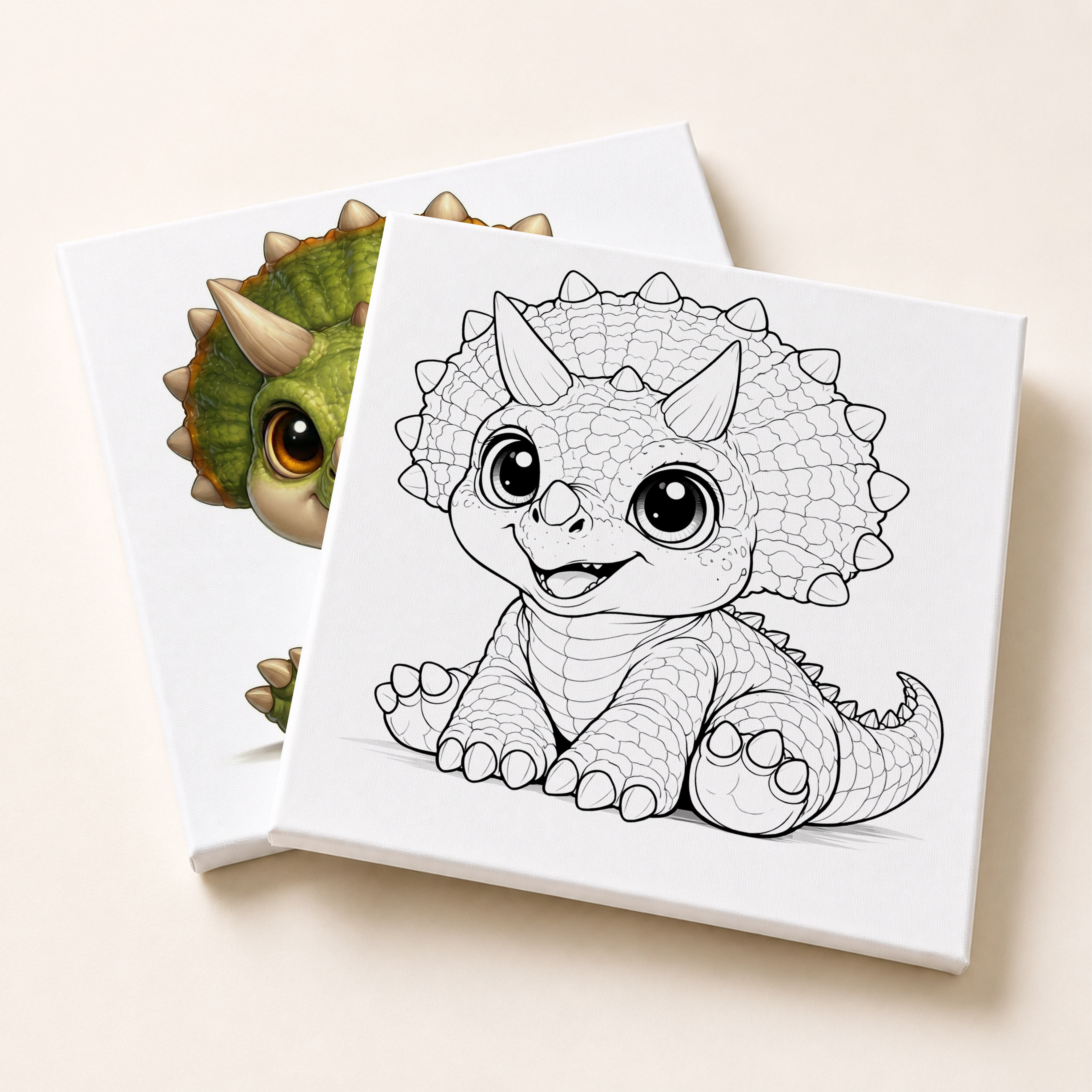 DIY Creative Canvas – Dino 01