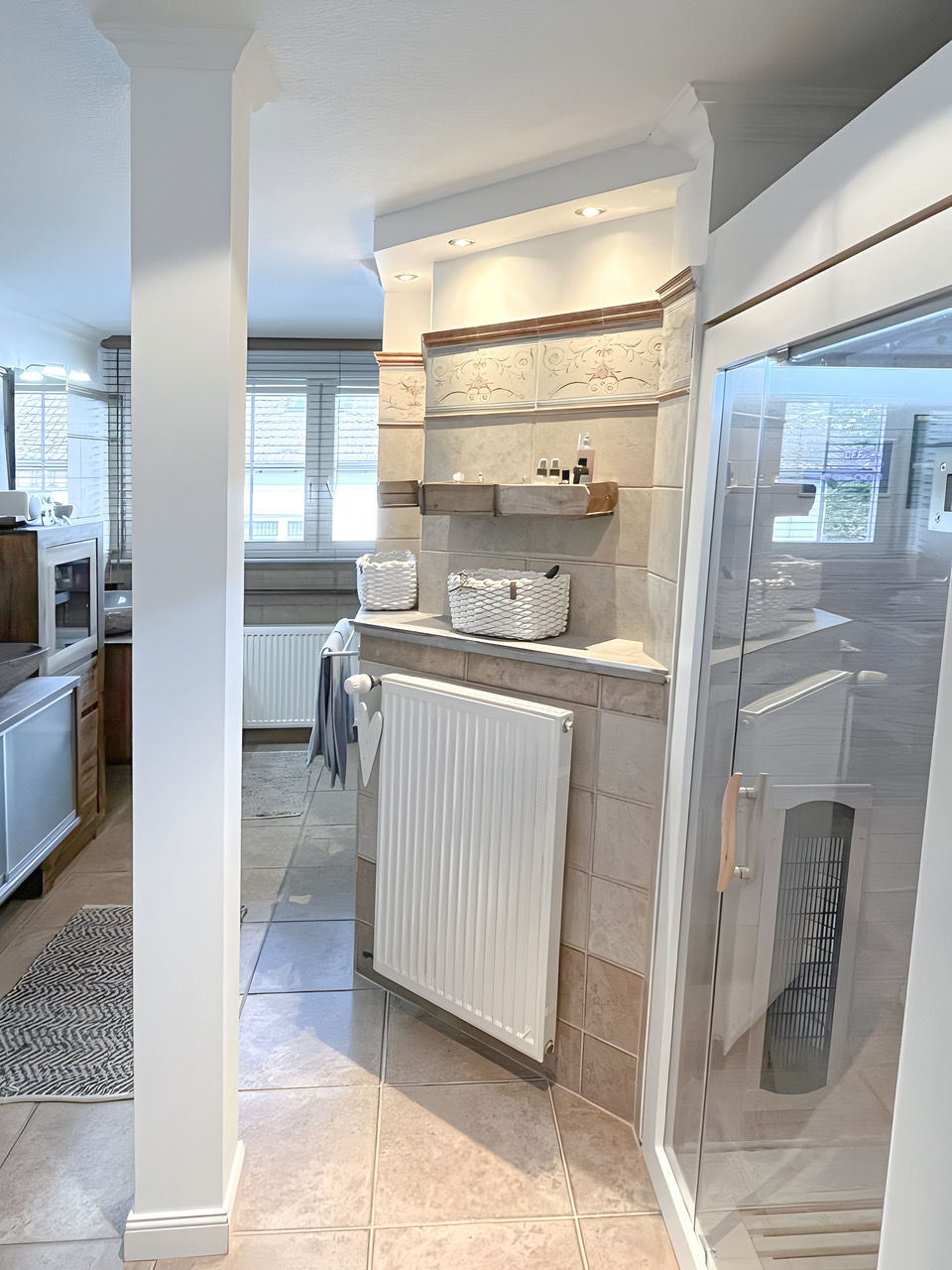 Saniertes Bad von Pozzuoli Innenausbau