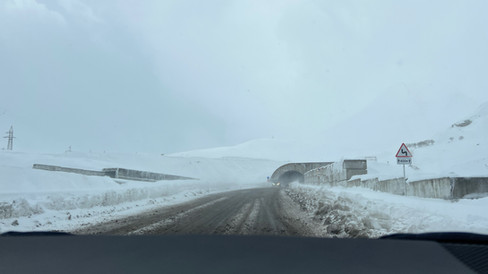 Snow Drive in Georgia