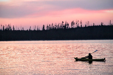 Sunset in Yellowstone National Park