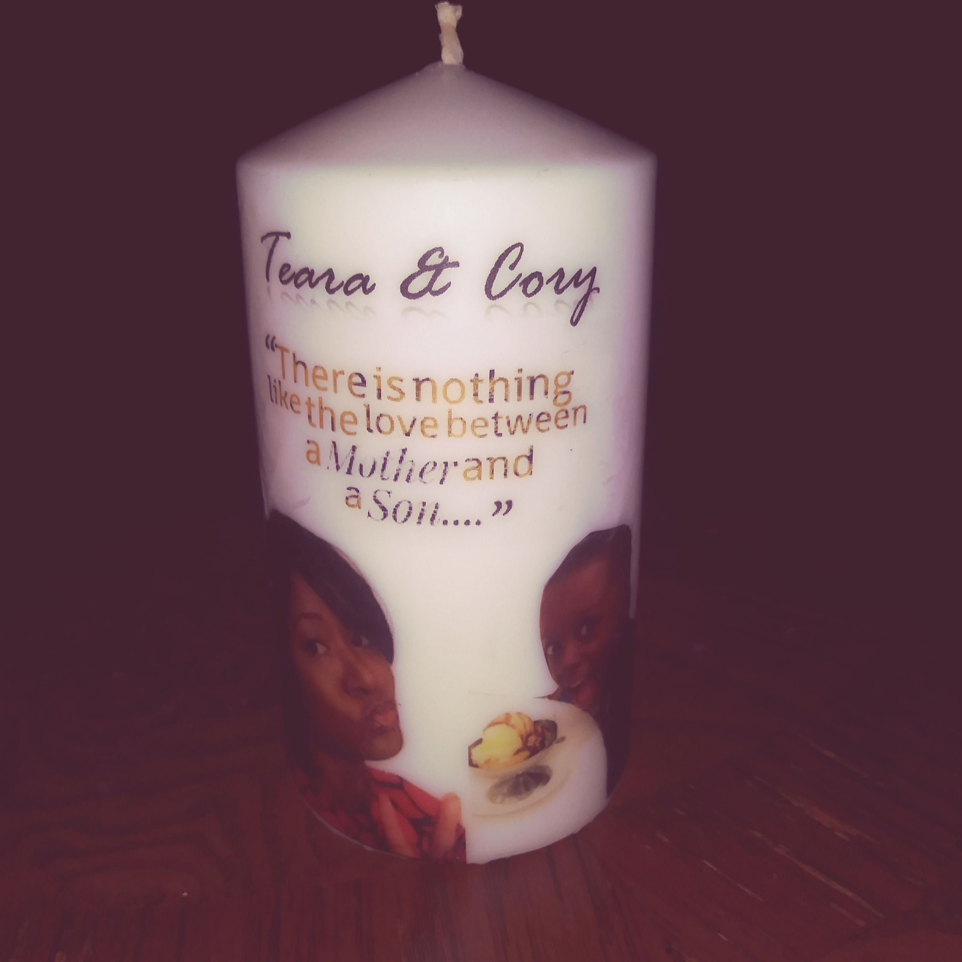 Custom Portrait Candles (unscented)